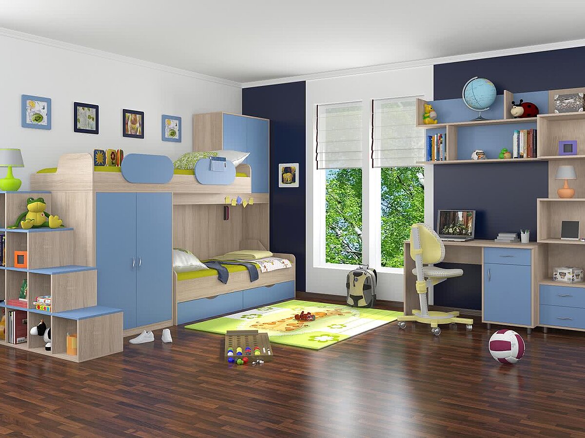 Детская комната Формула мебели Дельта Композиция 1