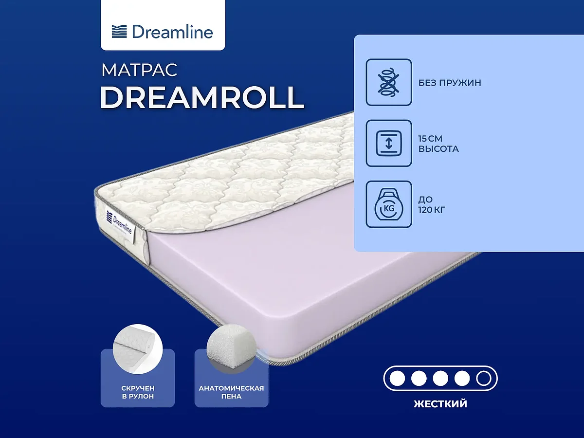 ������ DreamLine DreamRoll 160�200 ��.
                          ������ �������� �� 33643 ��� � 