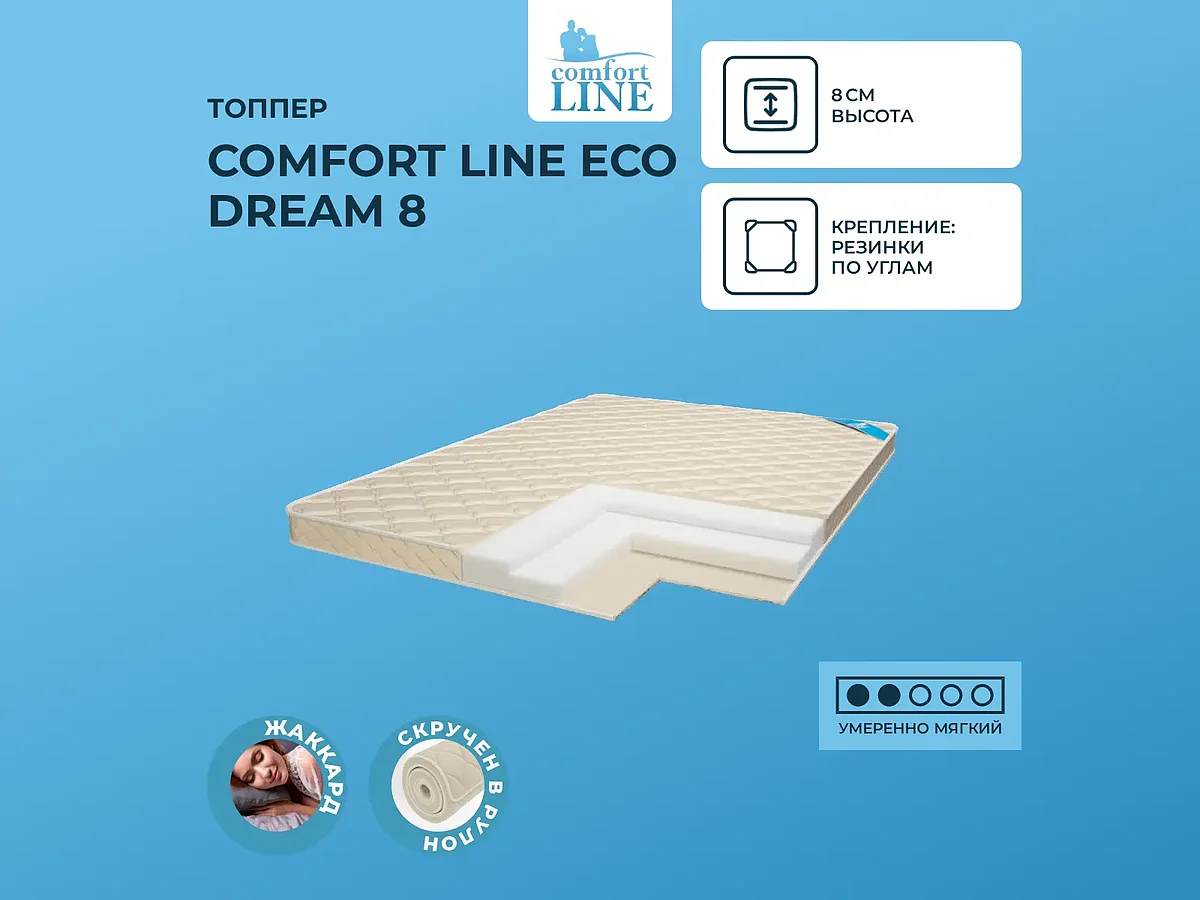 ����������� Comfort Line Eco Dream 8 160�200 ��.
                          ������ ������� ���� ��� ���� �� 19657 ��� � 