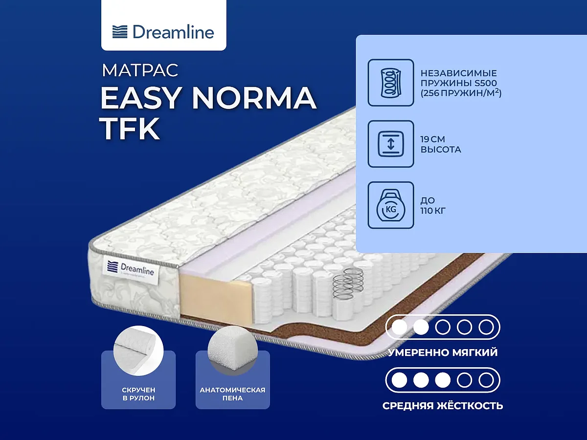 ������ DreamLine Easy Norma TFK 160�200 ��.
                          ������ ��� ����� �� 16257 ��� � 