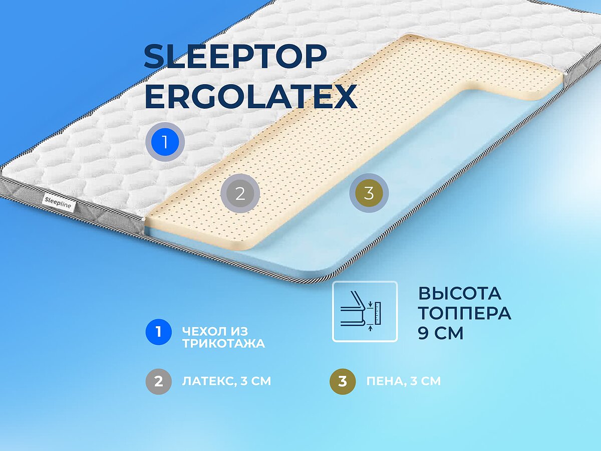  Sleepline SleepTop ErgoLatex