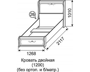 Кровати шириной 1 м