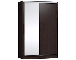 Купить шкаф Глазов Strike 1350 зеркало/лдсп (Венге)