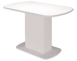 Купить стол MLK Соренто-Белый глянец