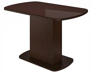 Купить стол MLK Соренто 2 раздвижной 1100/1420х700 Шоколад глянец