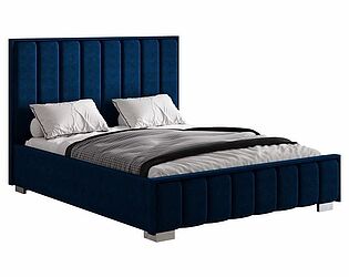 Купить кровать Мебелони Мирабель с подъемным механизмом 120х200 Синяя