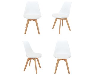 Купить стул Bradexhome Eames Bon комплект из 4-х стульев белый