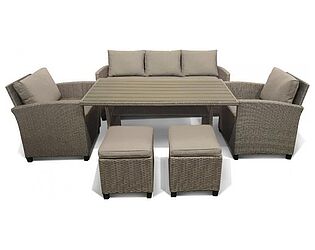 Купить комплект садовой мебели Афина-мебель AFM-310B Beige/Grey