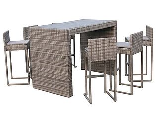 Купить комплект садовой мебели Афина-мебель T390GD/Y390G-W78 Серый