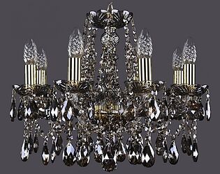 Купить светильник Bohemia Ivele Crystal 1413 1413/8/165/G/M731