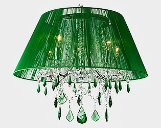 Купить светильник Eurosvet Подвесной светильник Eurosvet Emerald 3125/5 хром/зелёный Strotskis