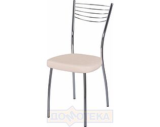 Купить стул Домотека Омега-1 А-1/А-1 светло-бежеый с эффектом замши, повышенной комфортности