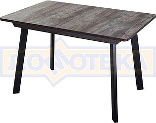 Купить стол Домотека Джаз ПР-1 ОТ/ВН 93 ЧР (Орех темный, ножки металл)