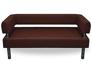 Купить диван FotoDivan Business 800х800 экокожа (коичневый) без боковин