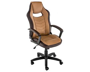 Купить кресло Woodville Gamer коричневое компьютерное