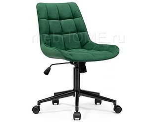 Купить кресло Woodville Честер Черный/зеленый