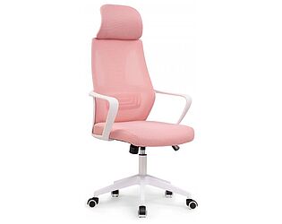 Купить кресло Woodville Golem Pink/White