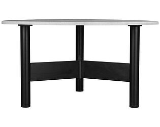 Купить стол Мебелик Саут 1Д чёрный/дуб дымчатый