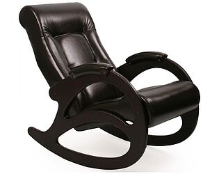 Купить кресло Мебелик Орион б/л, Модель 4 б/л экокожа Орегон 120, каркас венге