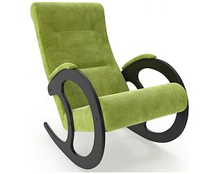 Купить кресло Мебелик Блюз, Модель 3 ткань Верона Эпл Грин, каркас венге