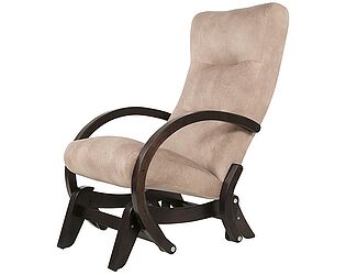 Купить кресло Мебелик Мэтисон Крем брюле/ Венге структура
