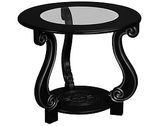 Купить стол Мебелик Грация (С) Венге/Серебро
