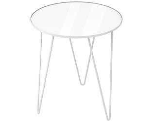Купить стол Мебелик Норд Муар/Белый глянец