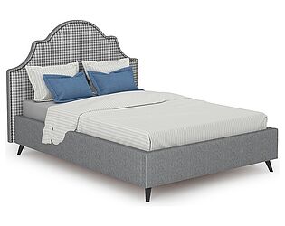 Купить кровать Нижегородмебель и К Фаина 1400 (подъёмный механизм с дном) серый