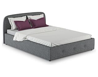 Купить кровать Нижегородмебель и К Илона 1400 (с основанием) серый
