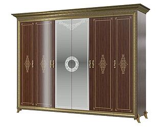 Купить шкаф Мэри-Мебель Версаль СВ-02 № 3 6-ти дверный (без короны)