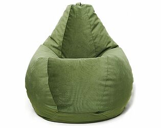 Купить кресло Relaxline Груша в велюре Maserrati - 13 зелёный L