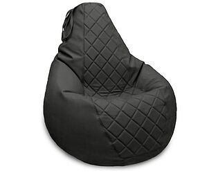 Купить кресло Relaxline Груша в экокоже Galaxy Black XXXL