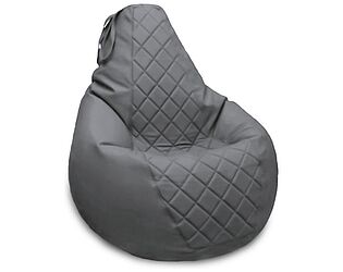 Купить кресло Relaxline Груша в экокоже Galaxy Dk Grey L