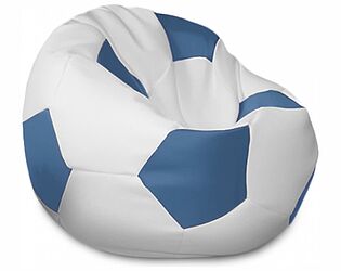 Купить кресло Relaxline Мяч в экокоже Galaxy XL White-Blue
