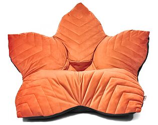 Купить кресло Relaxline Цветок XL велюр Maserrati Оранжевый 12