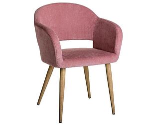 Купить стул R-Home Oscar (Розовый/Натуральный Дуб)