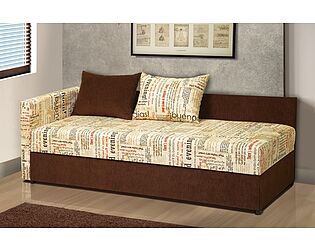 Купить кровать Элегантный стиль Газета, коричневый