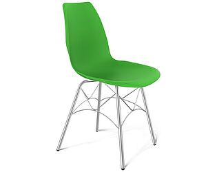 Купить стул Sheffilton SHT-ST29/S107 зеленый ral6018/хром лак