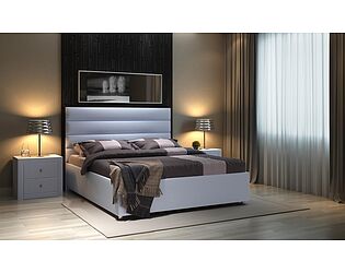 Купить кровать Sleeptek Premier 4 с основанием (Велюр)