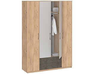 Купить шкаф Боровичи-мебель Лофт 4-х дверный с зеркалом 19.041Z