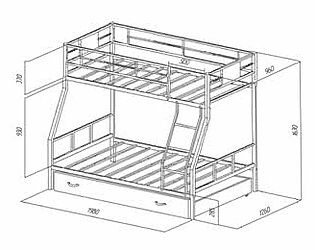 Ширина подростковой кровати стандарт