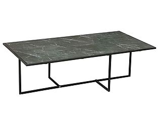 Купить стол Олимп-Мебель Скарлетт с рамкой (прямоугольный) мрамор черный