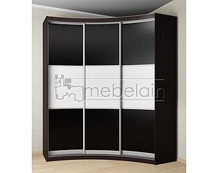 Купить шкаф Mebelain Радиусный Мебелайн 17 черный