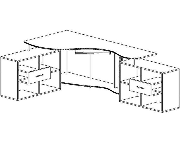 Стол компьютерный Мебелайн-10 — купить недорого в mebHOME. Цены от ...