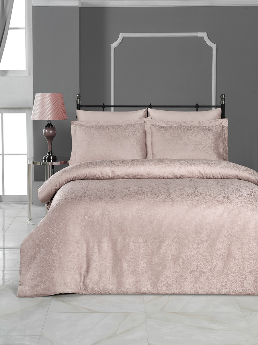 Купить постельное белье Karna Viera, грязно-розовый