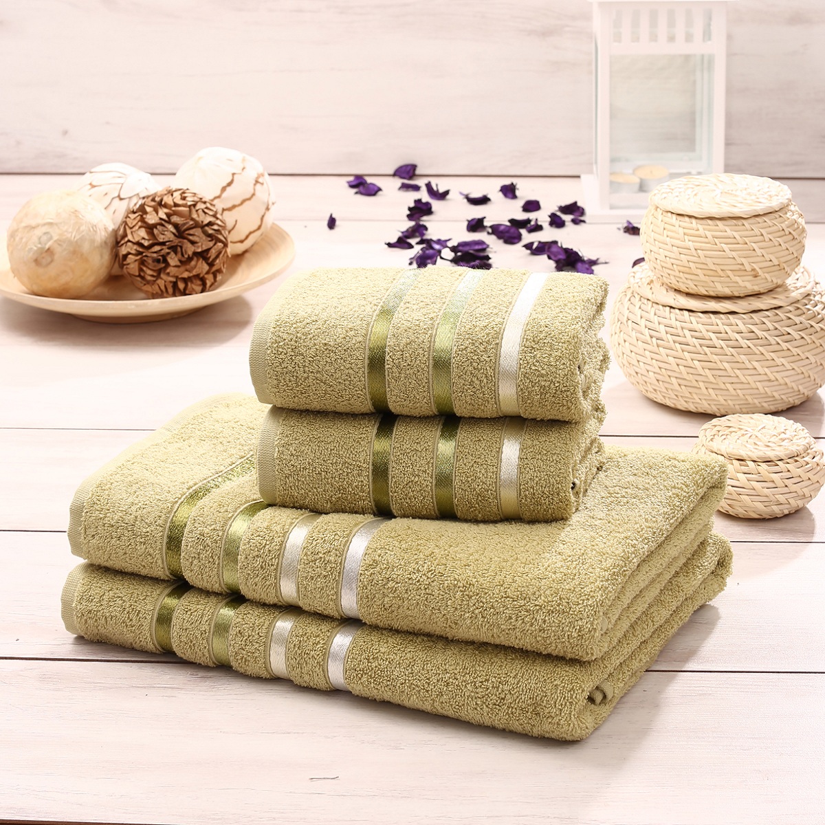 Купить полотенце Karna Bale зеленый