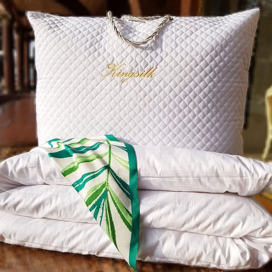 Купить одеяло KingSilk Premium всесезонное, белый 200х220