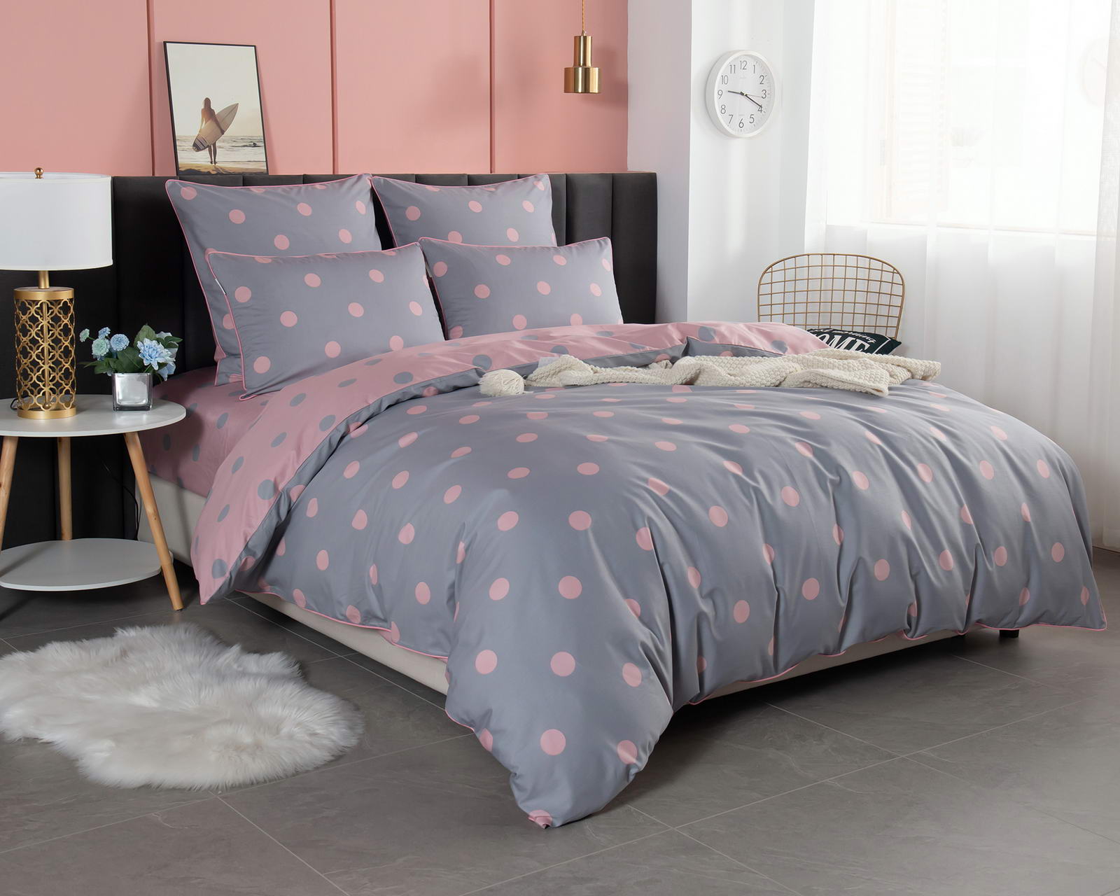 Купить Постельное Белье Сатин Розовый