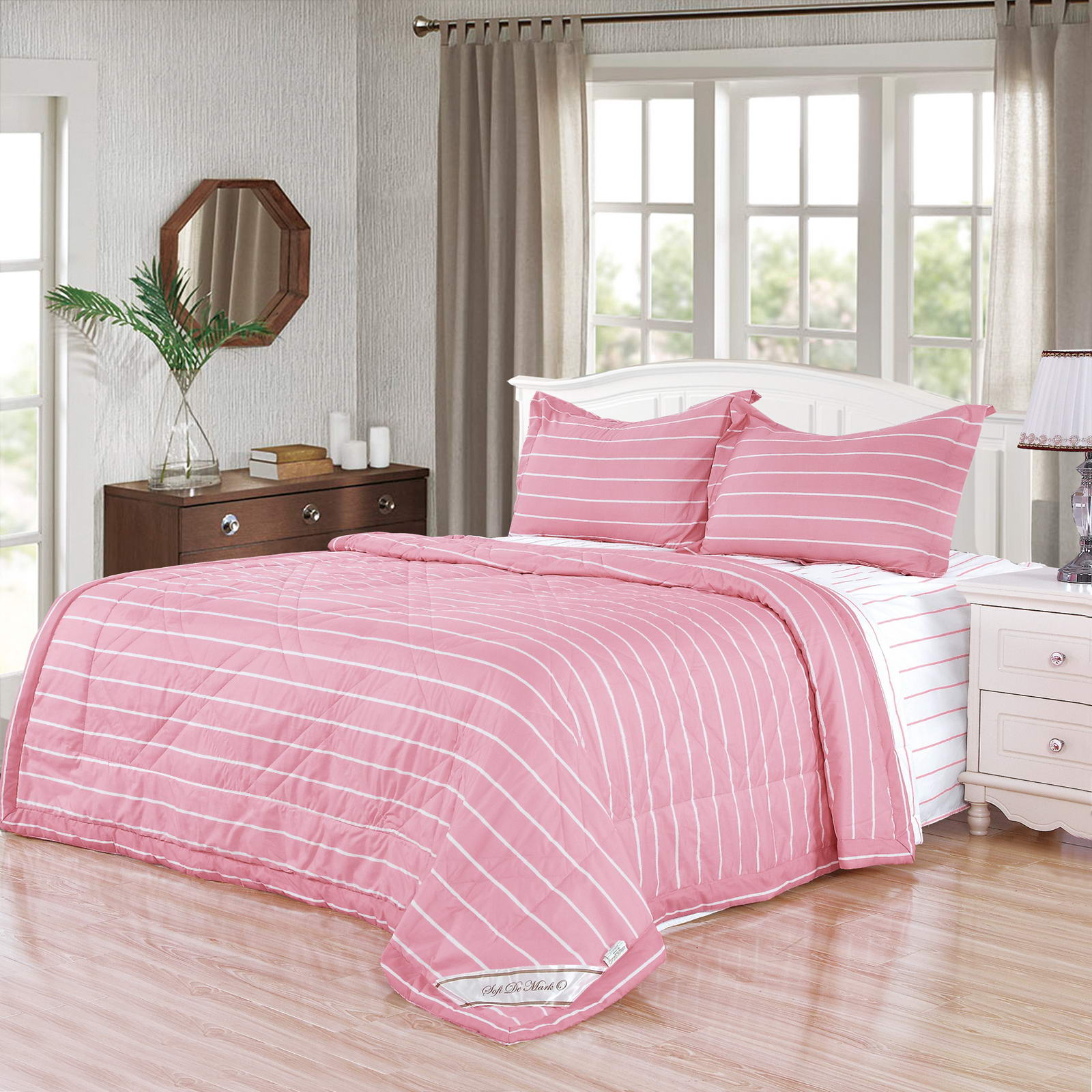 Постельное белье с одеялом Sofi De Marko Даниэль, розовый